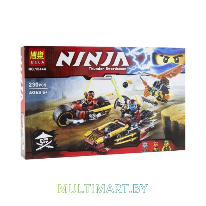 Конструктор Bela Ninja (Ниндзя) Мотоцикл Кая (10444)